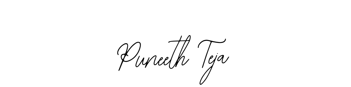 Make a beautiful signature design for name Puneeth Teja. With this signature (Bearetta-2O07w) style, you can create a handwritten signature for free. Puneeth Teja signature style 12 images and pictures png