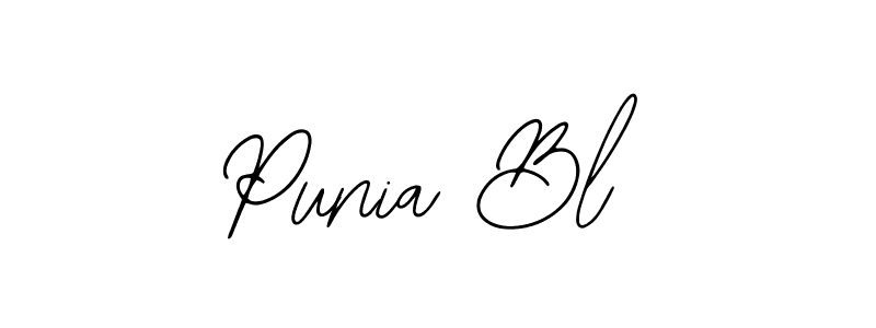 Punia Bl stylish signature style. Best Handwritten Sign (Bearetta-2O07w) for my name. Handwritten Signature Collection Ideas for my name Punia Bl. Punia Bl signature style 12 images and pictures png
