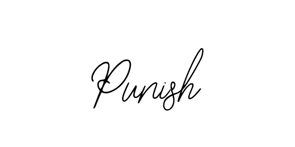 Design your own signature with our free online signature maker. With this signature software, you can create a handwritten (Bearetta-2O07w) signature for name Punish. Punish signature style 12 images and pictures png