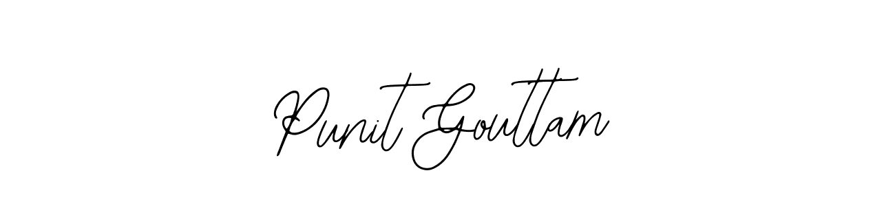 Punit Gouttam stylish signature style. Best Handwritten Sign (Bearetta-2O07w) for my name. Handwritten Signature Collection Ideas for my name Punit Gouttam. Punit Gouttam signature style 12 images and pictures png