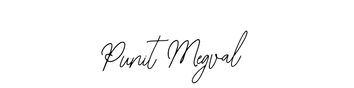 The best way (Bearetta-2O07w) to make a short signature is to pick only two or three words in your name. The name Punit Megval include a total of six letters. For converting this name. Punit Megval signature style 12 images and pictures png