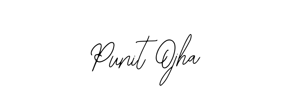 Punit Ojha stylish signature style. Best Handwritten Sign (Bearetta-2O07w) for my name. Handwritten Signature Collection Ideas for my name Punit Ojha. Punit Ojha signature style 12 images and pictures png