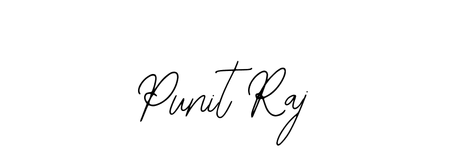 How to make Punit Raj name signature. Use Bearetta-2O07w style for creating short signs online. This is the latest handwritten sign. Punit Raj signature style 12 images and pictures png