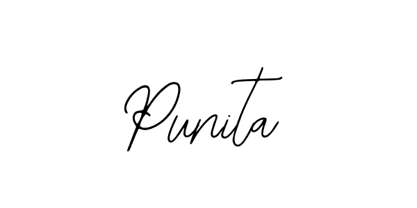 You should practise on your own different ways (Bearetta-2O07w) to write your name (Punita) in signature. don't let someone else do it for you. Punita signature style 12 images and pictures png