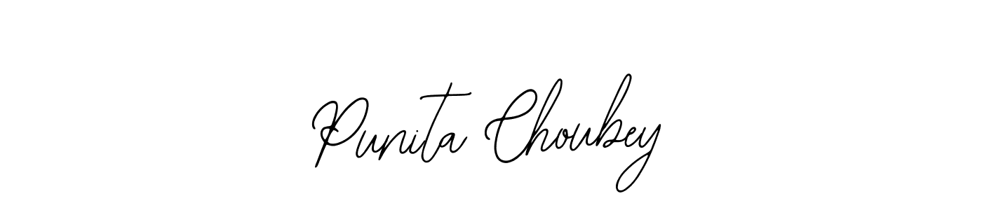 if you are searching for the best signature style for your name Punita Choubey. so please give up your signature search. here we have designed multiple signature styles  using Bearetta-2O07w. Punita Choubey signature style 12 images and pictures png