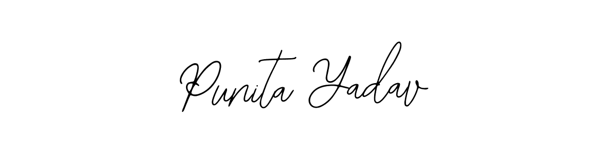 Design your own signature with our free online signature maker. With this signature software, you can create a handwritten (Bearetta-2O07w) signature for name Punita Yadav. Punita Yadav signature style 12 images and pictures png