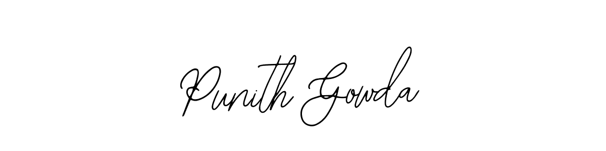 Make a beautiful signature design for name Punith Gowda. Use this online signature maker to create a handwritten signature for free. Punith Gowda signature style 12 images and pictures png