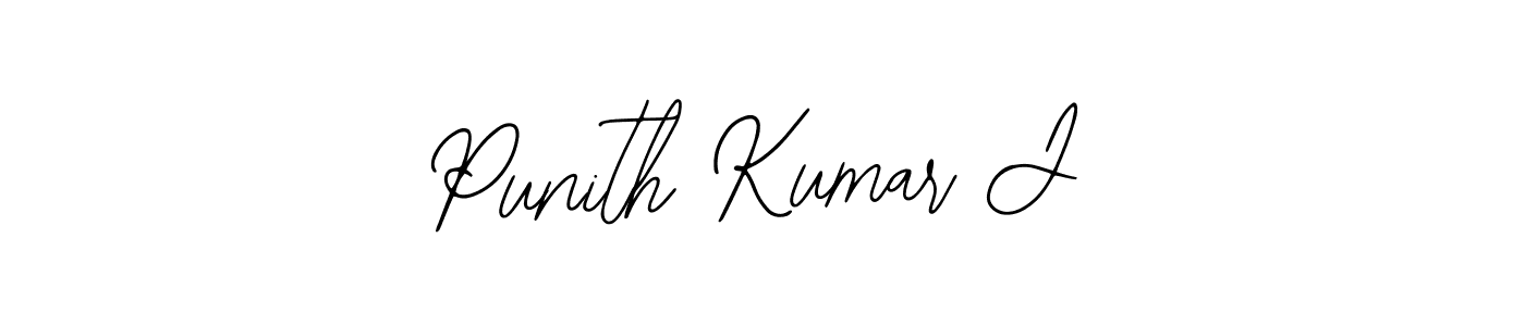 You should practise on your own different ways (Bearetta-2O07w) to write your name (Punith Kumar J) in signature. don't let someone else do it for you. Punith Kumar J signature style 12 images and pictures png