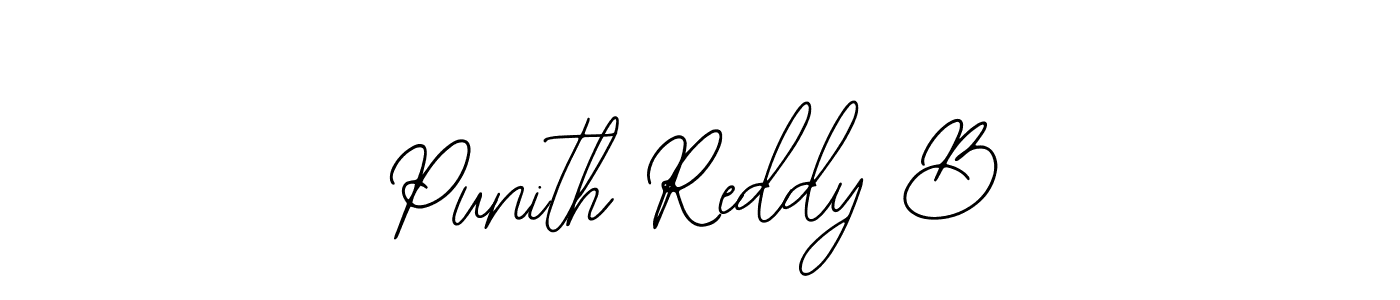 Also we have Punith Reddy B name is the best signature style. Create professional handwritten signature collection using Bearetta-2O07w autograph style. Punith Reddy B signature style 12 images and pictures png