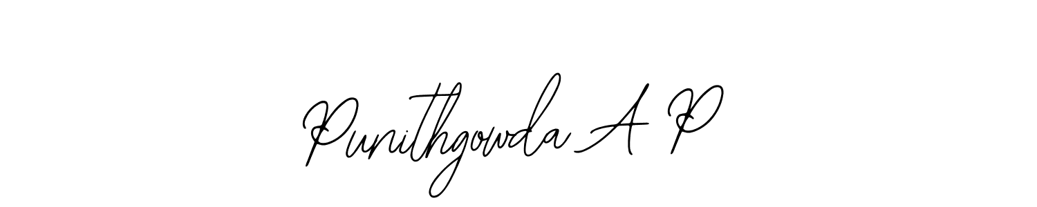 Best and Professional Signature Style for Punithgowda A P. Bearetta-2O07w Best Signature Style Collection. Punithgowda A P signature style 12 images and pictures png