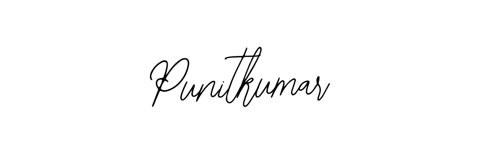 Make a beautiful signature design for name Punitkumar. With this signature (Bearetta-2O07w) style, you can create a handwritten signature for free. Punitkumar signature style 12 images and pictures png