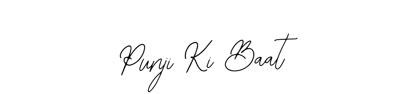 Also You can easily find your signature by using the search form. We will create Punji Ki Baat name handwritten signature images for you free of cost using Bearetta-2O07w sign style. Punji Ki Baat signature style 12 images and pictures png