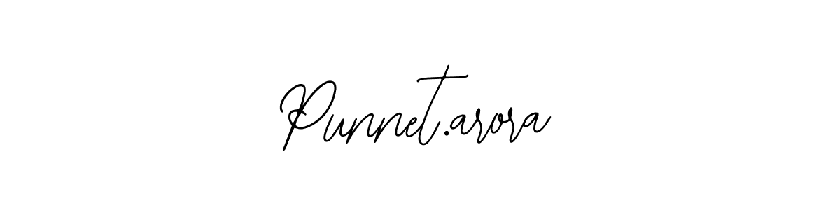 Punnet.arora stylish signature style. Best Handwritten Sign (Bearetta-2O07w) for my name. Handwritten Signature Collection Ideas for my name Punnet.arora. Punnet.arora signature style 12 images and pictures png