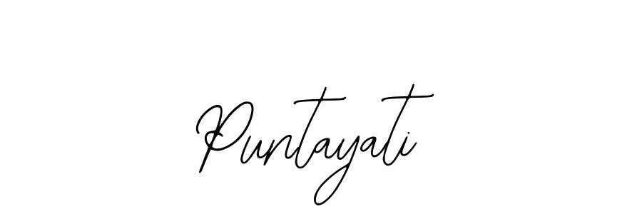 Also we have Puntayati name is the best signature style. Create professional handwritten signature collection using Bearetta-2O07w autograph style. Puntayati signature style 12 images and pictures png