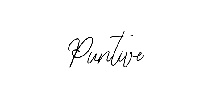 How to make Puntive name signature. Use Bearetta-2O07w style for creating short signs online. This is the latest handwritten sign. Puntive signature style 12 images and pictures png
