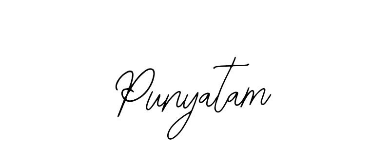 Make a beautiful signature design for name Punyatam. With this signature (Bearetta-2O07w) style, you can create a handwritten signature for free. Punyatam signature style 12 images and pictures png