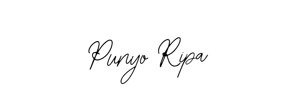 Once you've used our free online signature maker to create your best signature Bearetta-2O07w style, it's time to enjoy all of the benefits that Punyo Ripa name signing documents. Punyo Ripa signature style 12 images and pictures png