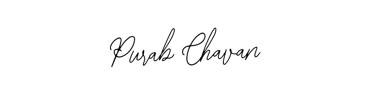 Design your own signature with our free online signature maker. With this signature software, you can create a handwritten (Bearetta-2O07w) signature for name Purab Chavan. Purab Chavan signature style 12 images and pictures png