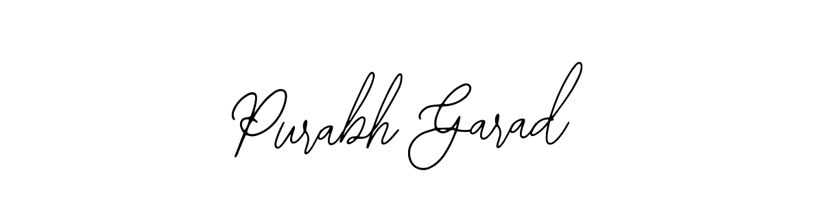 The best way (Bearetta-2O07w) to make a short signature is to pick only two or three words in your name. The name Purabh Garad include a total of six letters. For converting this name. Purabh Garad signature style 12 images and pictures png