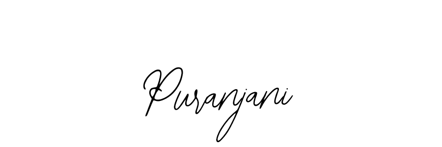 How to Draw Puranjani signature style? Bearetta-2O07w is a latest design signature styles for name Puranjani. Puranjani signature style 12 images and pictures png