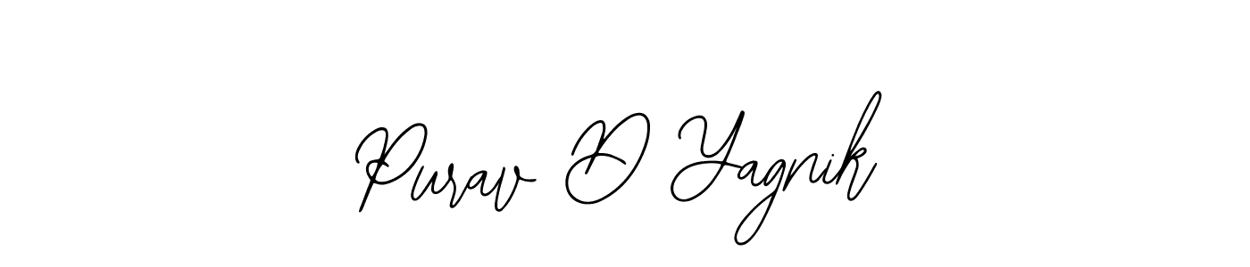 The best way (Bearetta-2O07w) to make a short signature is to pick only two or three words in your name. The name Purav D Yagnik include a total of six letters. For converting this name. Purav D Yagnik signature style 12 images and pictures png
