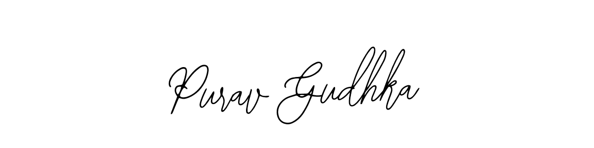 This is the best signature style for the Purav Gudhka name. Also you like these signature font (Bearetta-2O07w). Mix name signature. Purav Gudhka signature style 12 images and pictures png