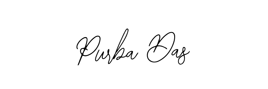 Purba Das stylish signature style. Best Handwritten Sign (Bearetta-2O07w) for my name. Handwritten Signature Collection Ideas for my name Purba Das. Purba Das signature style 12 images and pictures png