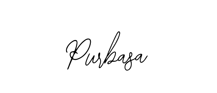 You should practise on your own different ways (Bearetta-2O07w) to write your name (Purbasa) in signature. don't let someone else do it for you. Purbasa signature style 12 images and pictures png