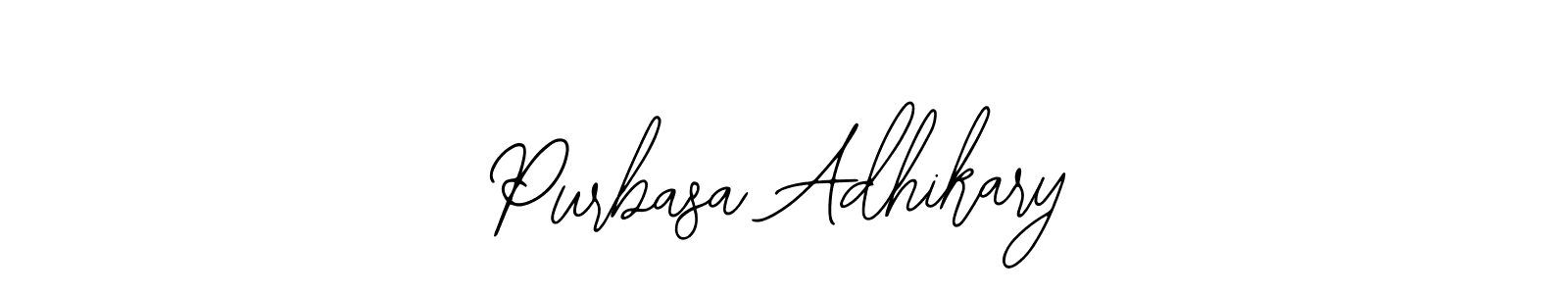 Similarly Bearetta-2O07w is the best handwritten signature design. Signature creator online .You can use it as an online autograph creator for name Purbasa Adhikary. Purbasa Adhikary signature style 12 images and pictures png