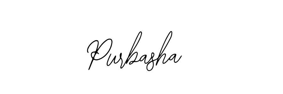 Use a signature maker to create a handwritten signature online. With this signature software, you can design (Bearetta-2O07w) your own signature for name Purbasha . Purbasha  signature style 12 images and pictures png