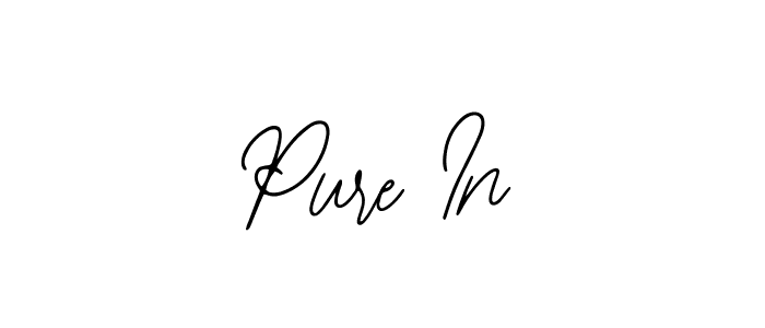 It looks lik you need a new signature style for name Pure In. Design unique handwritten (Bearetta-2O07w) signature with our free signature maker in just a few clicks. Pure In signature style 12 images and pictures png