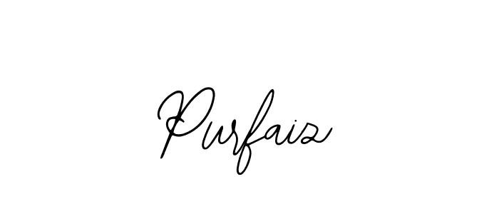 if you are searching for the best signature style for your name Purfaiz. so please give up your signature search. here we have designed multiple signature styles  using Bearetta-2O07w. Purfaiz signature style 12 images and pictures png