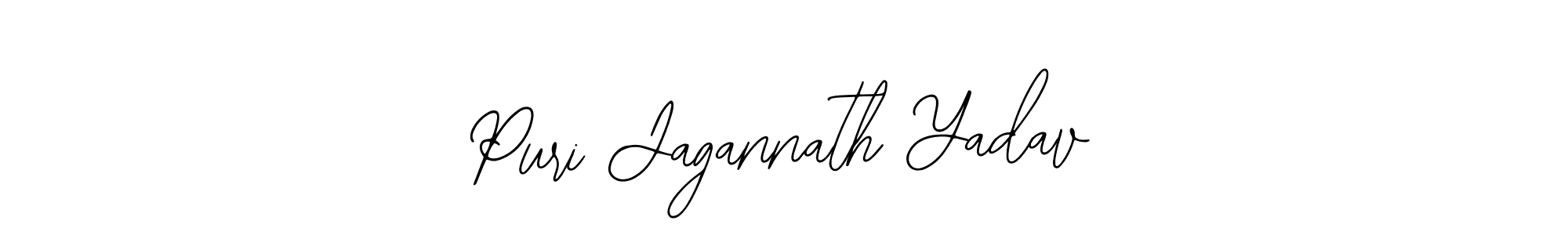 Design your own signature with our free online signature maker. With this signature software, you can create a handwritten (Bearetta-2O07w) signature for name Puri Jagannath Yadav. Puri Jagannath Yadav signature style 12 images and pictures png