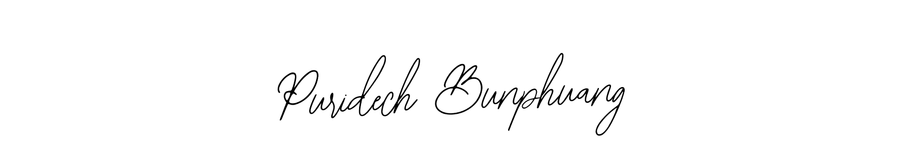 Similarly Bearetta-2O07w is the best handwritten signature design. Signature creator online .You can use it as an online autograph creator for name Puridech Bunphuang. Puridech Bunphuang signature style 12 images and pictures png