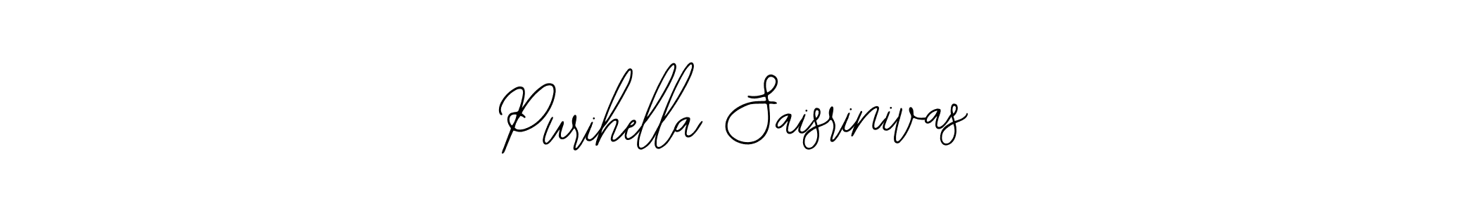 Purihella Saisrinivas stylish signature style. Best Handwritten Sign (Bearetta-2O07w) for my name. Handwritten Signature Collection Ideas for my name Purihella Saisrinivas. Purihella Saisrinivas signature style 12 images and pictures png