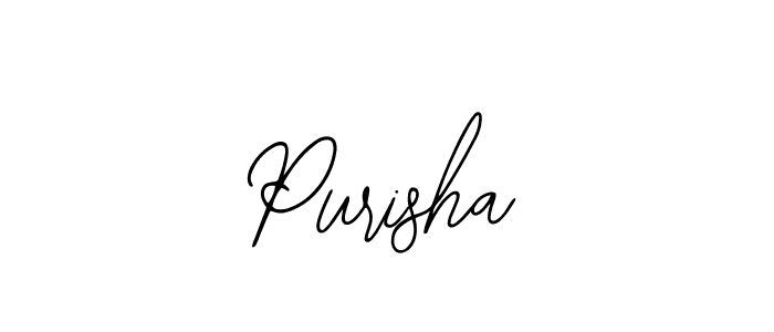 You should practise on your own different ways (Bearetta-2O07w) to write your name (Purisha) in signature. don't let someone else do it for you. Purisha signature style 12 images and pictures png