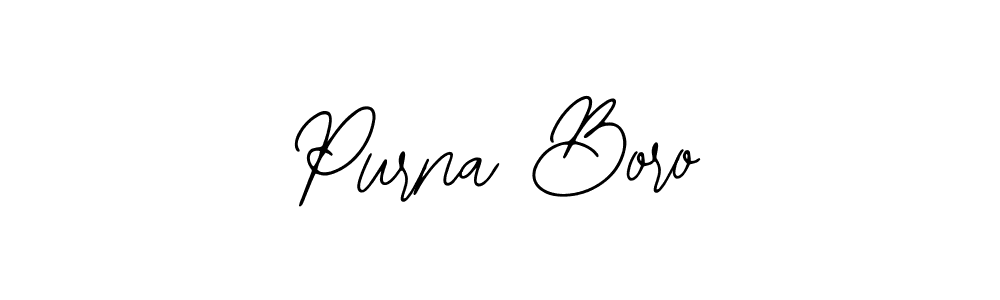 Design your own signature with our free online signature maker. With this signature software, you can create a handwritten (Bearetta-2O07w) signature for name Purna Boro. Purna Boro signature style 12 images and pictures png