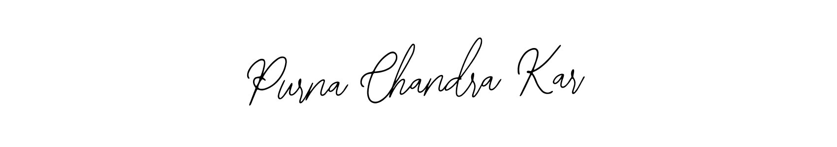 The best way (Bearetta-2O07w) to make a short signature is to pick only two or three words in your name. The name Purna Chandra Kar include a total of six letters. For converting this name. Purna Chandra Kar signature style 12 images and pictures png