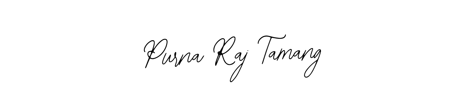 Also we have Purna Raj Tamang name is the best signature style. Create professional handwritten signature collection using Bearetta-2O07w autograph style. Purna Raj Tamang signature style 12 images and pictures png