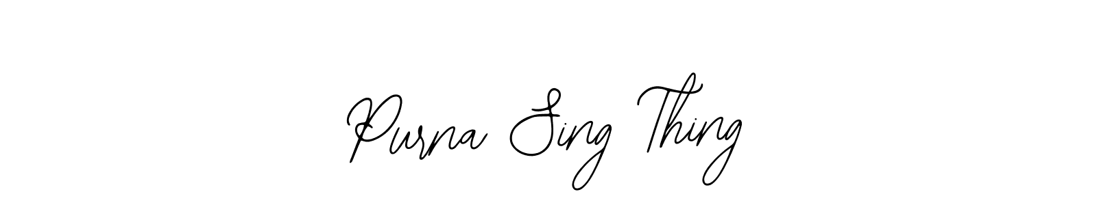 Once you've used our free online signature maker to create your best signature Bearetta-2O07w style, it's time to enjoy all of the benefits that Purna Sing Thing name signing documents. Purna Sing Thing signature style 12 images and pictures png