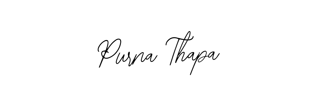 Create a beautiful signature design for name Purna Thapa. With this signature (Bearetta-2O07w) fonts, you can make a handwritten signature for free. Purna Thapa signature style 12 images and pictures png