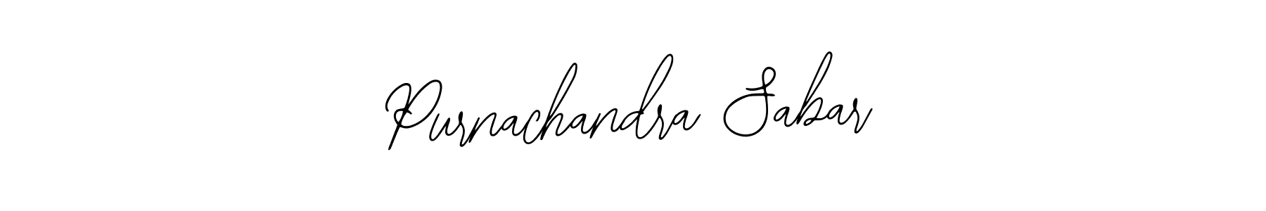 Make a beautiful signature design for name Purnachandra Sabar. With this signature (Bearetta-2O07w) style, you can create a handwritten signature for free. Purnachandra Sabar signature style 12 images and pictures png