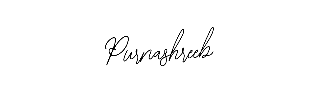 Use a signature maker to create a handwritten signature online. With this signature software, you can design (Bearetta-2O07w) your own signature for name Purnashreeb. Purnashreeb signature style 12 images and pictures png