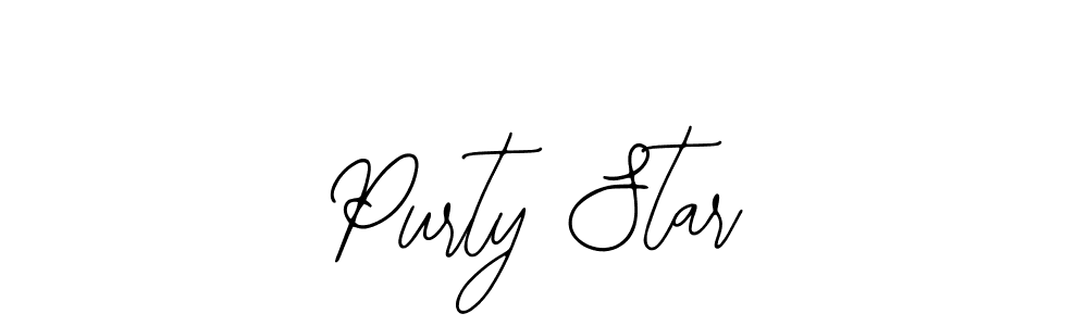 Make a beautiful signature design for name Purty Star. With this signature (Bearetta-2O07w) style, you can create a handwritten signature for free. Purty Star signature style 12 images and pictures png