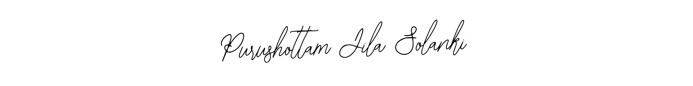 Design your own signature with our free online signature maker. With this signature software, you can create a handwritten (Bearetta-2O07w) signature for name Purushottam Jila Solanki. Purushottam Jila Solanki signature style 12 images and pictures png