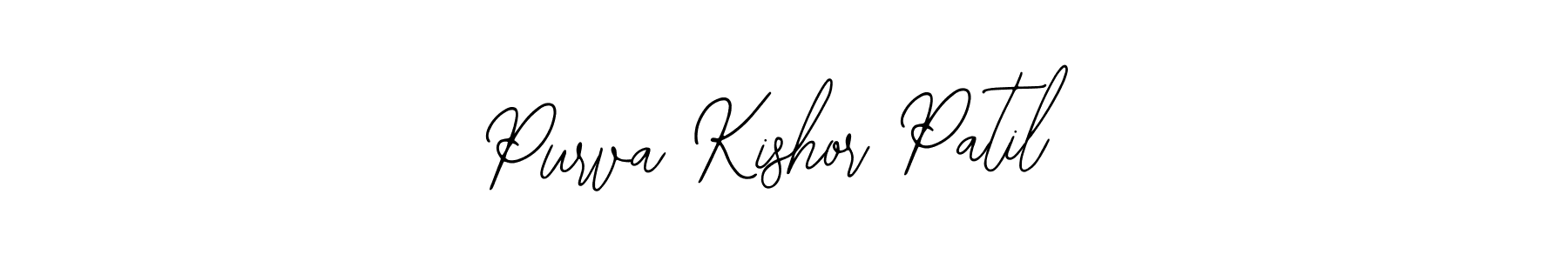 Purva Kishor Patil stylish signature style. Best Handwritten Sign (Bearetta-2O07w) for my name. Handwritten Signature Collection Ideas for my name Purva Kishor Patil. Purva Kishor Patil signature style 12 images and pictures png