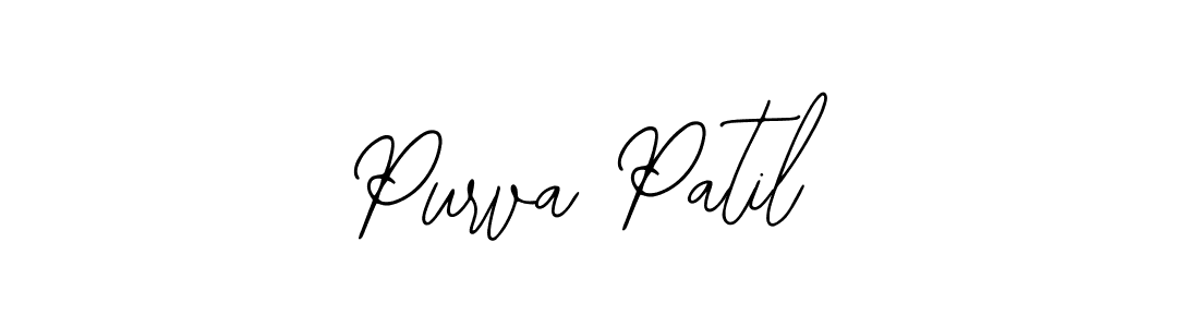 Design your own signature with our free online signature maker. With this signature software, you can create a handwritten (Bearetta-2O07w) signature for name Purva Patil. Purva Patil signature style 12 images and pictures png