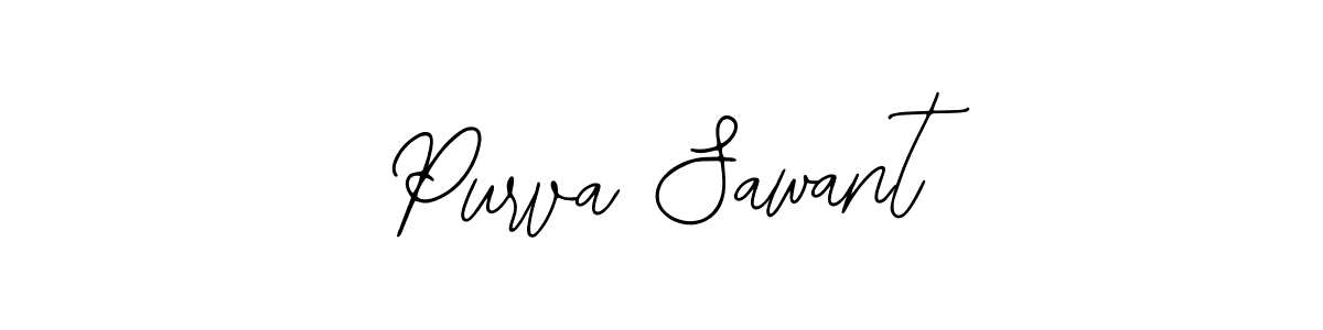 Create a beautiful signature design for name Purva Sawant. With this signature (Bearetta-2O07w) fonts, you can make a handwritten signature for free. Purva Sawant signature style 12 images and pictures png