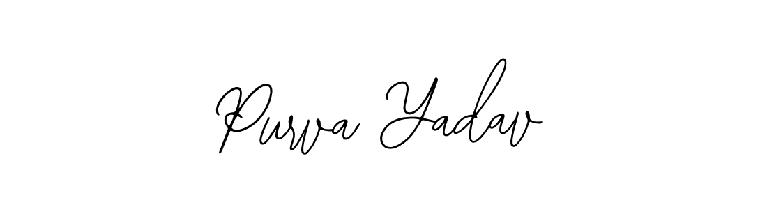 Also You can easily find your signature by using the search form. We will create Purva Yadav name handwritten signature images for you free of cost using Bearetta-2O07w sign style. Purva Yadav signature style 12 images and pictures png