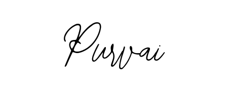 Give your name Purvai an exquisite flair with the Bearetta-2O07w script font. Ideal for contracts, resumes, and formal letterheads. Purvai signature style 12 images and pictures png